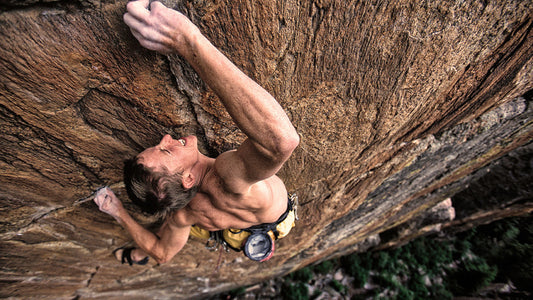 Tommy Caldwell rock climbing